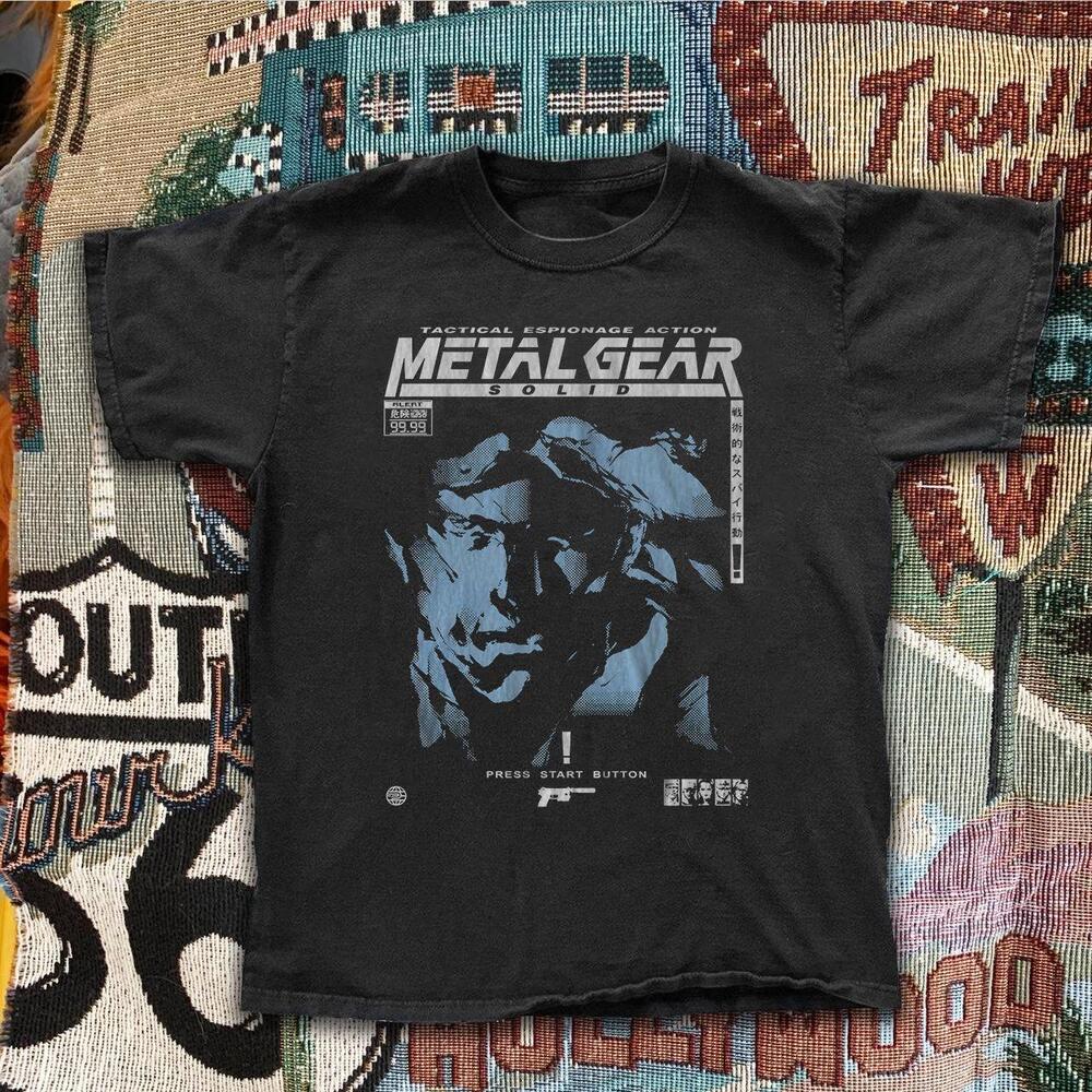 Metal Gear Solid Mgs1 Snake Pure Cotton Tee Short Sleeve